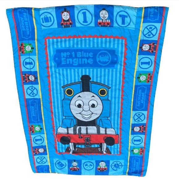 Thomas Tank Engine & Friends Coverlet Comforter Blanket Spread Twin Full 86x62 - Picture 2 of 14